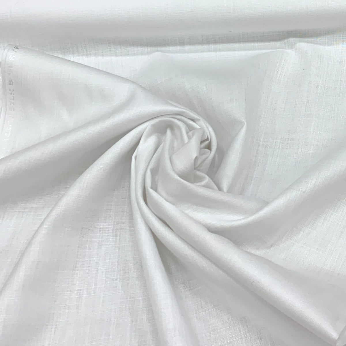 White Plain Cotton Matka Fabric