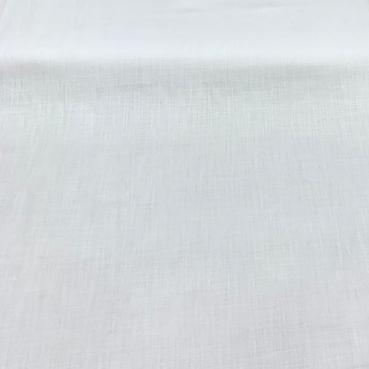 White Plain Cotton Matka Fabric