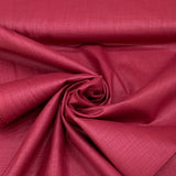 Dark Maroon Cotton Plain Cotton Matka Fabric