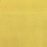 Mustered Yellow Plain Cotton Matka Fabric