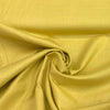 Mustered Yellow Plain Cotton Matka Fabric