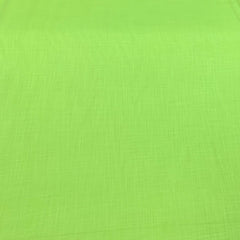 Parrot Green Plain Cotton Matka Fabric
