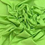 Parrot Green Plain Cotton Matka Fabric