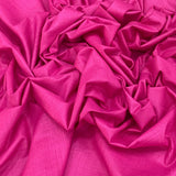 Dark Pink Plain Cotton Matka Fabric