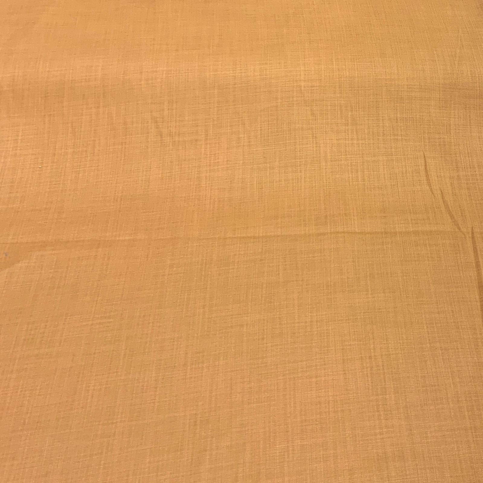 Light Rust Plain Cotton Matka Fabric