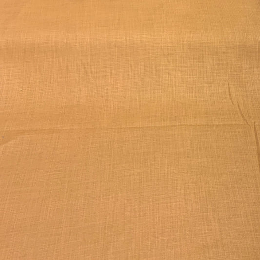 Light Rust Plain Cotton Matka Fabric