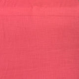 Carrot Pink Plain Cotton Matka Fabric