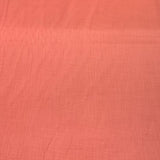 Coral Peach Plain Cotton Matka Fabric