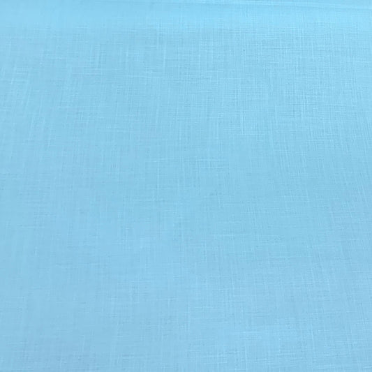 Light Blue Plain Cotton Matka Fabric