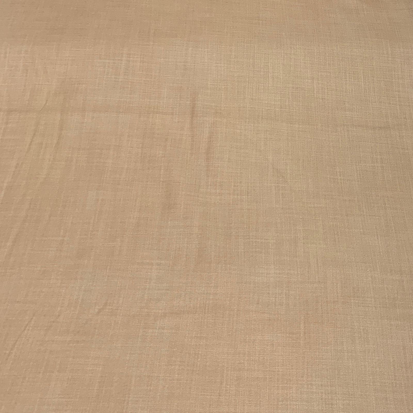 Light Brown Plain Cotton Matka Fabric