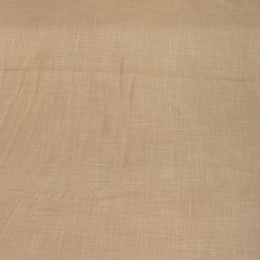 Light Brown Plain Cotton Matka Fabric