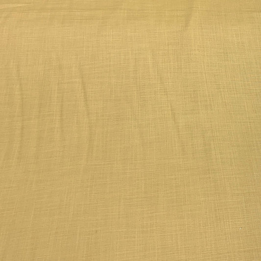 Dark Mustered Plain Cotton Matka Fabric