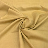 Dark Mustered Plain Cotton Matka Fabric