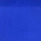 Royal Blue Plain Cotton Matka Fabric