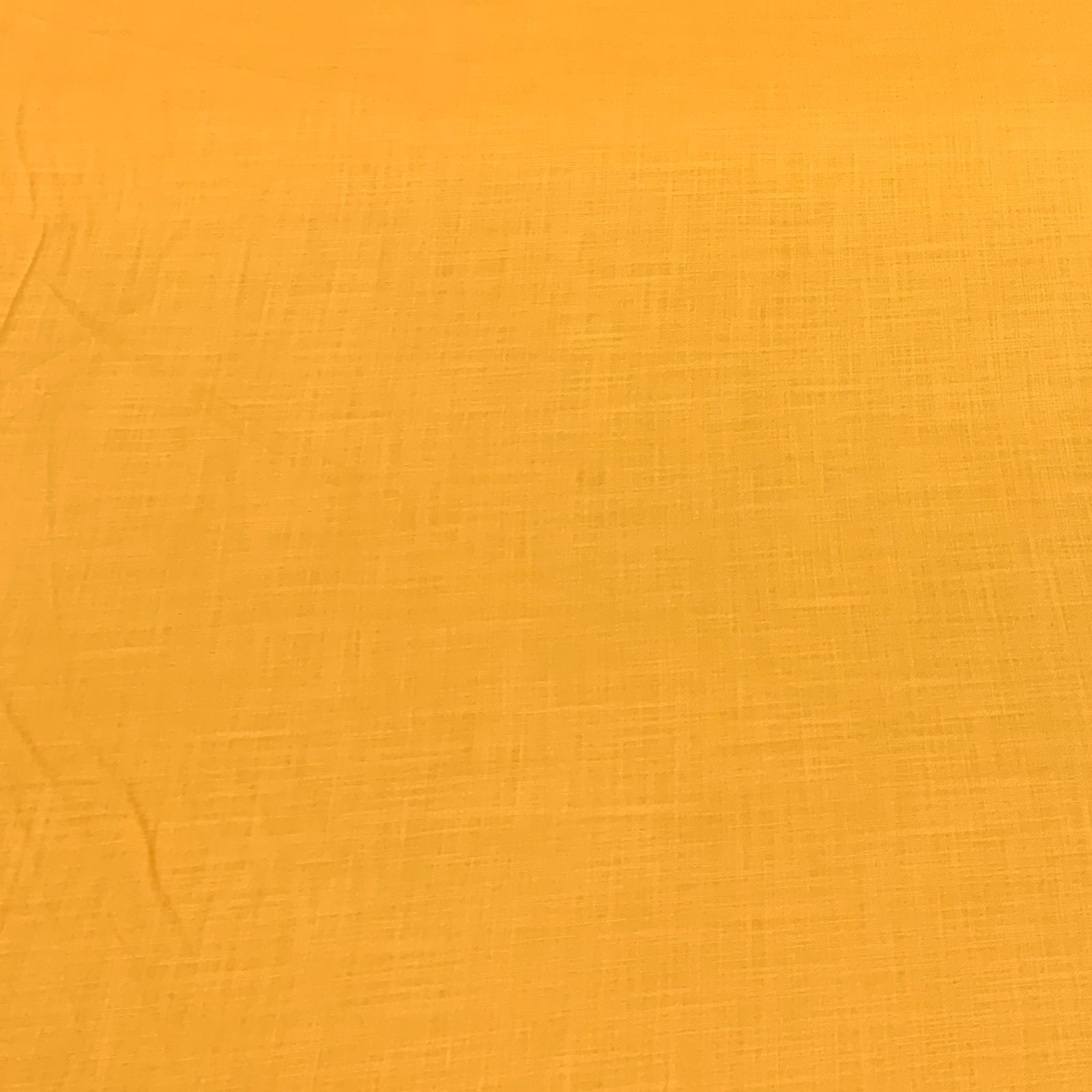 Ochre Yellow Plain Cotton Matka Fabric