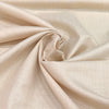 Light Peach Plain Cotton Matka Fabric