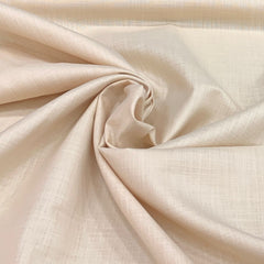 Cream Plain Cotton Matka Fabric