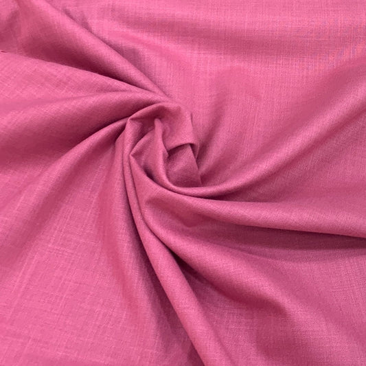 Nude Pink Plain Cotton Matka Fabric