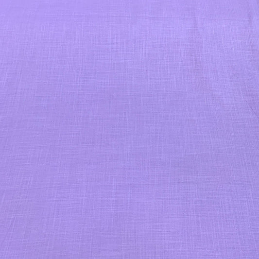 Lilac Purple Plain Cotton Matka Fabric