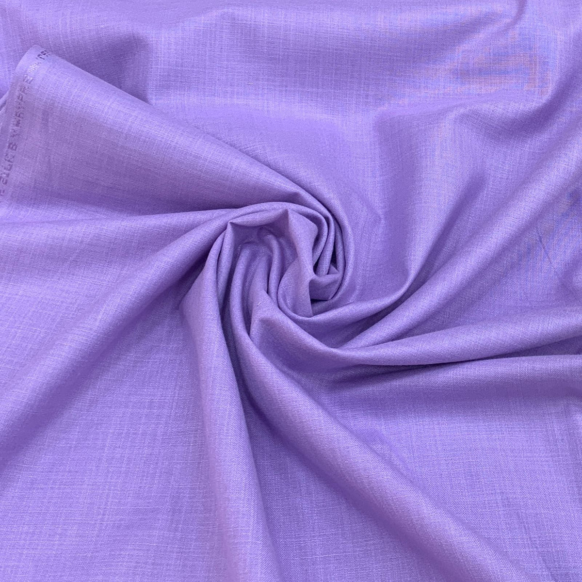 Lilac Purple Plain Cotton Matka Fabric