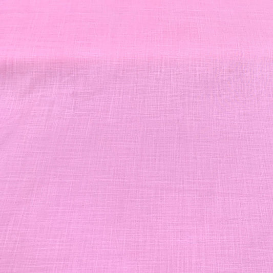 Light Pink Plain Cotton Matka Fabric