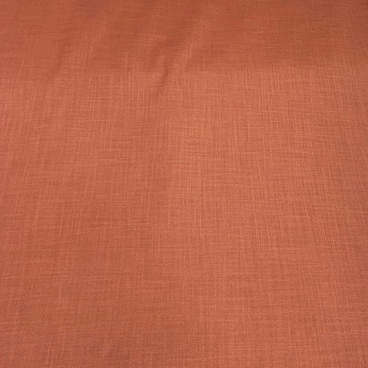 Rust Brown Plain Cotton Matka Fabric