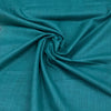 Rama Green Plain Cotton Matka Fabric