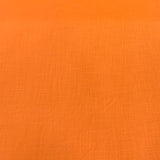 Dark Orange Plain Cotton Matka Fabric