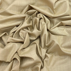 Gold Plain Cotton Matka Fabric