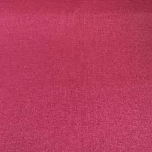 Wine Maroon Plain Cotton Matka Fabric