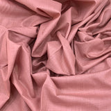 Pinkish Peach Plain Cotton Matka Fabric