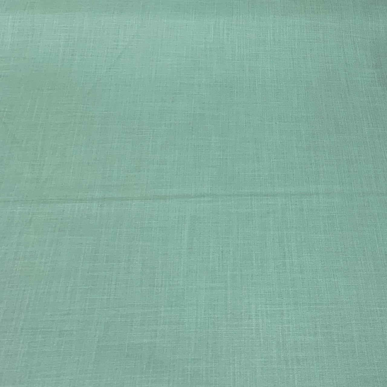 Light Pastel Green Plain Cotton Matka Fabric