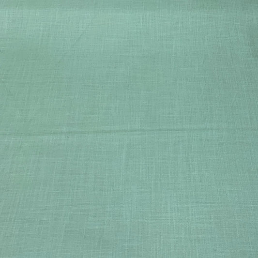 Light Pastel Green Plain Cotton Matka Fabric