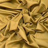 Dark Yellow Plain Cotton Matka Fabric