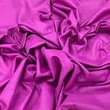 Magenta Pink Plain Cotton Matka Fabric