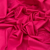 Rani Pink Plain Cotton Matka Fabric