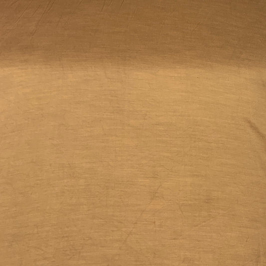 Mustard Yellow Plain Satin Linen Fabric