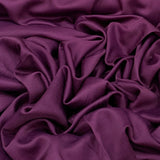 Wine Plain Satin Linen Fabric