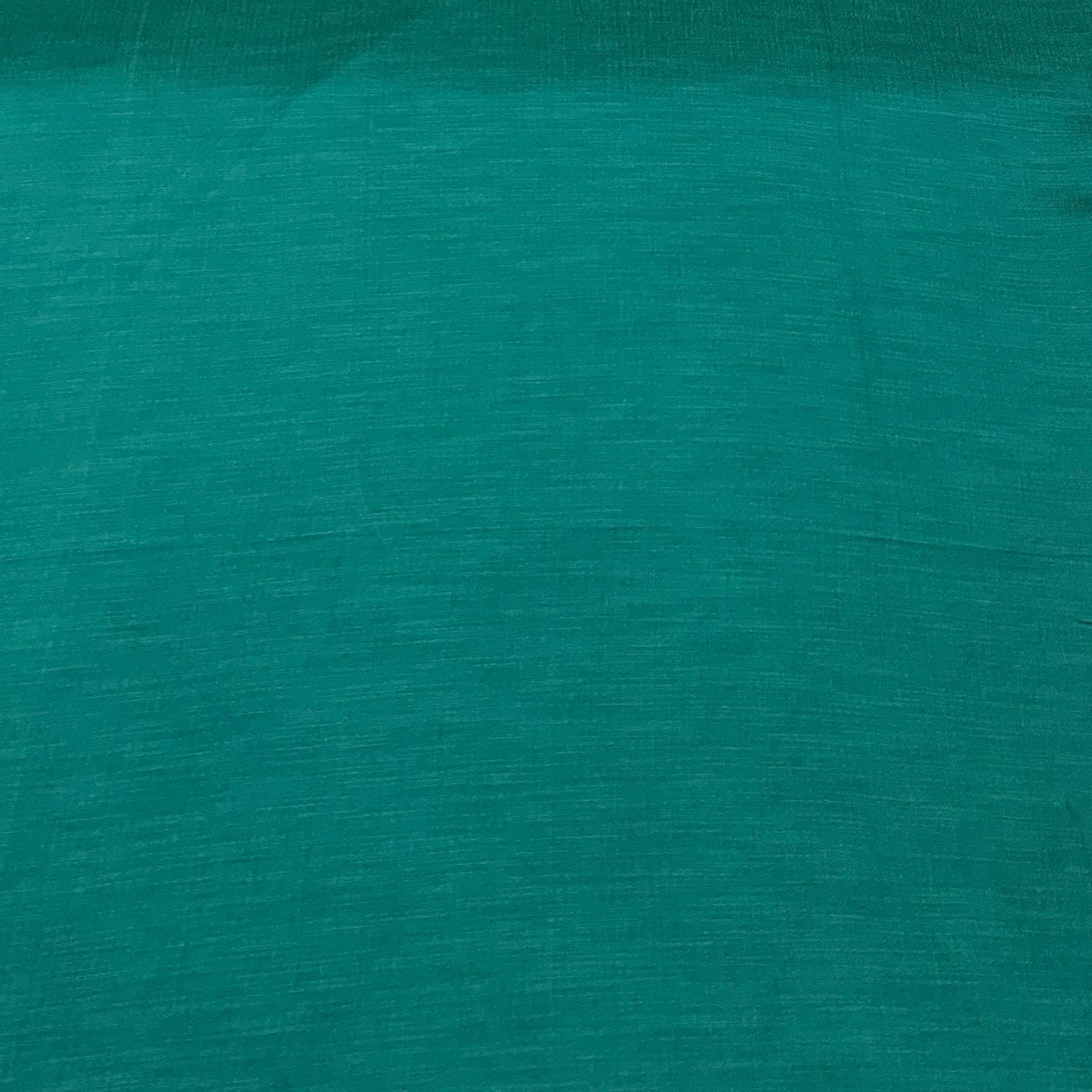 Dark Green Plain Satin Linen Fabric