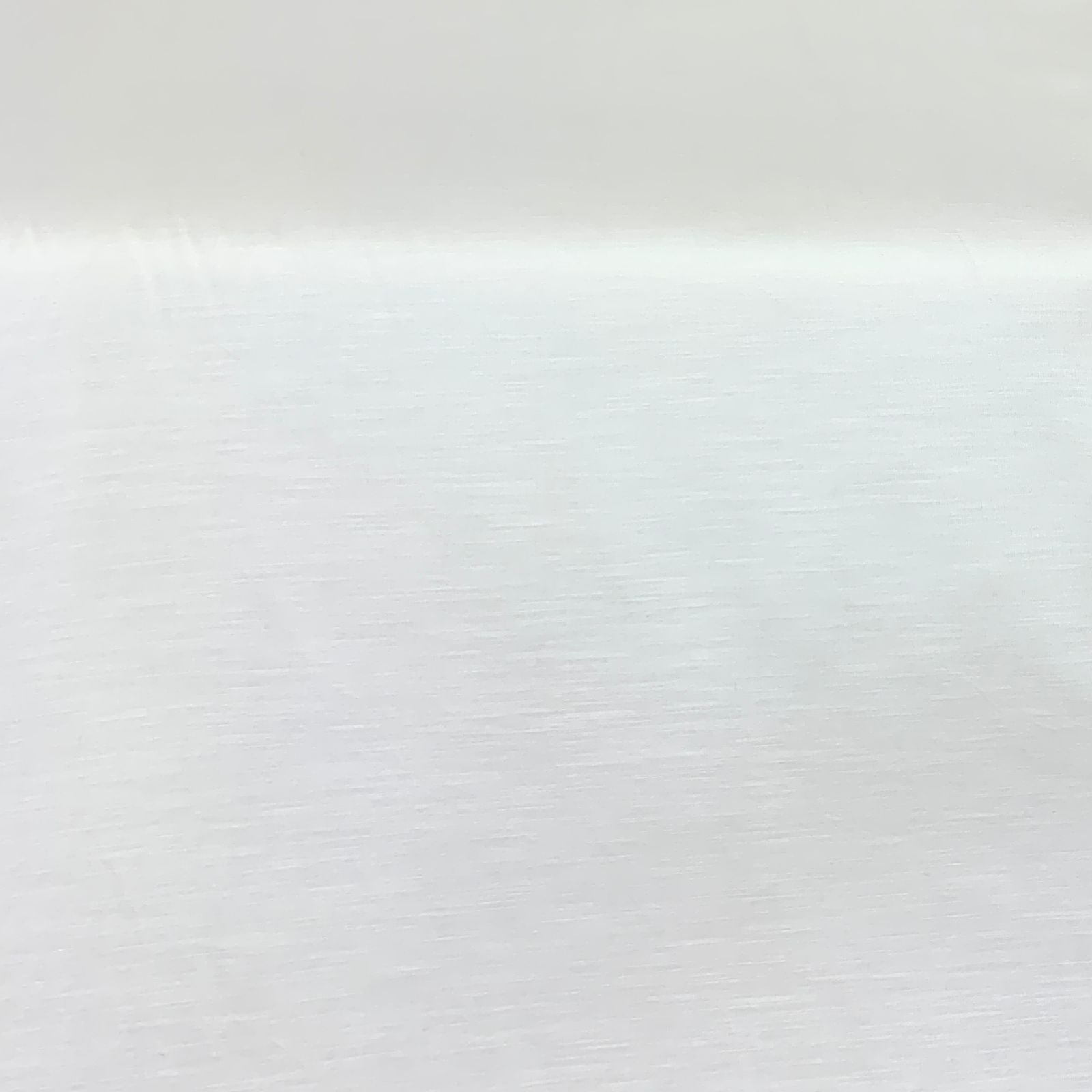 White Plain Satin Linen Fabric