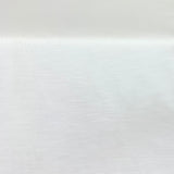 White Plain Satin Linen Fabric