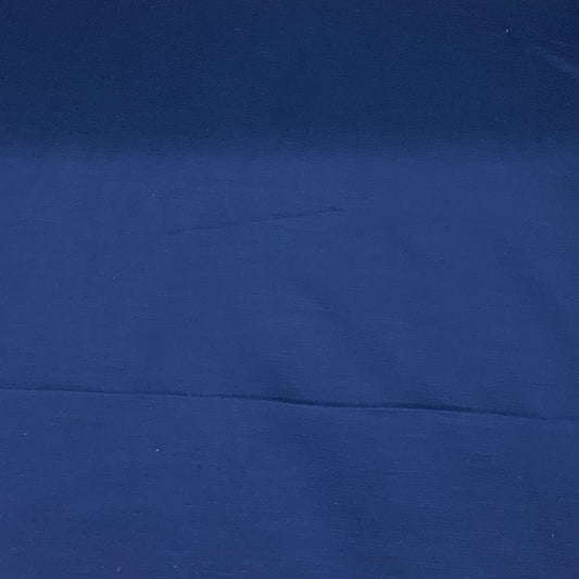 Navy Blue Plain Satin Linen Fabric