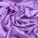 Lavender Plain Satin Linen Fabric