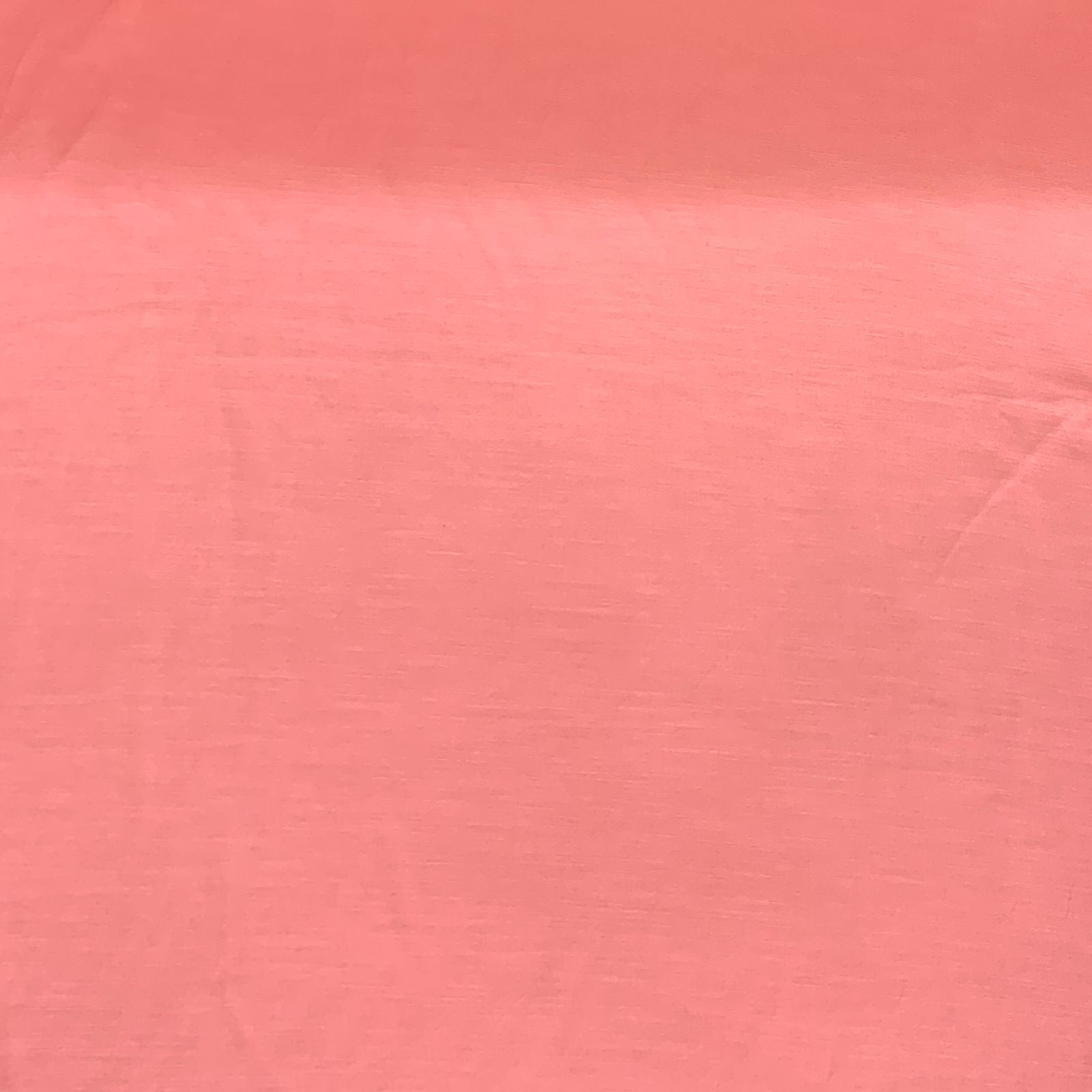 Dark Peach Plain Satin Linen Fabric