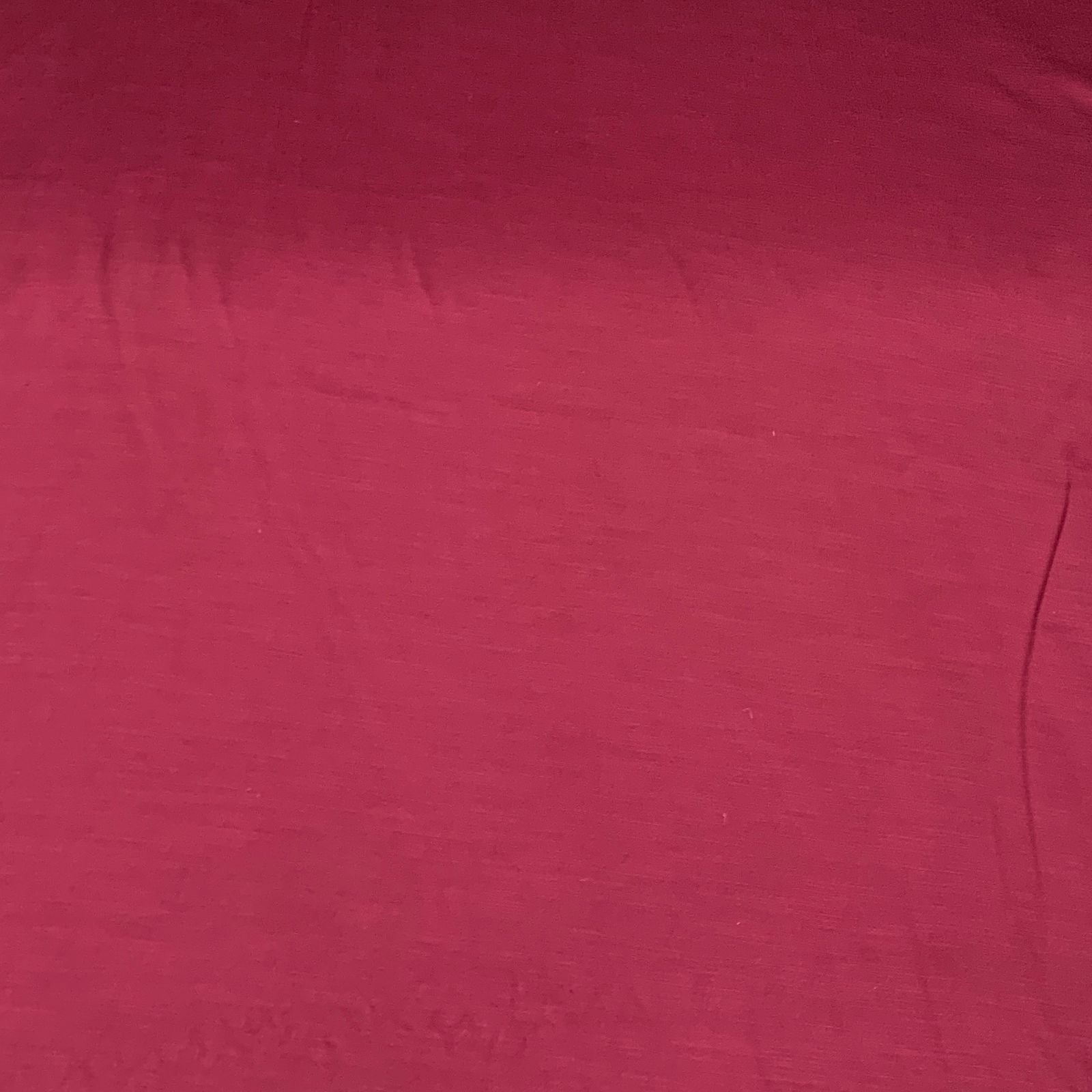 Dark Maroon Plain Satin Linen Fabric