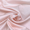 Light Pink Plain Satin Linen Fabric