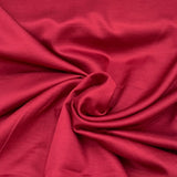 Maroon Plain Satin Linen Fabric