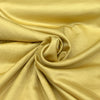 Mustard Yellow Plain Satin Linen Fabric