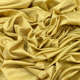 Mustard Yellow Plain Satin Linen Fabric