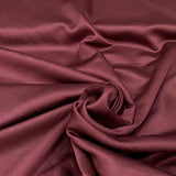 Chocolate Brown Plain Satin Linen Fabric